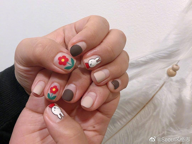 廣西美甲體驗：卡通系列可愛美甲