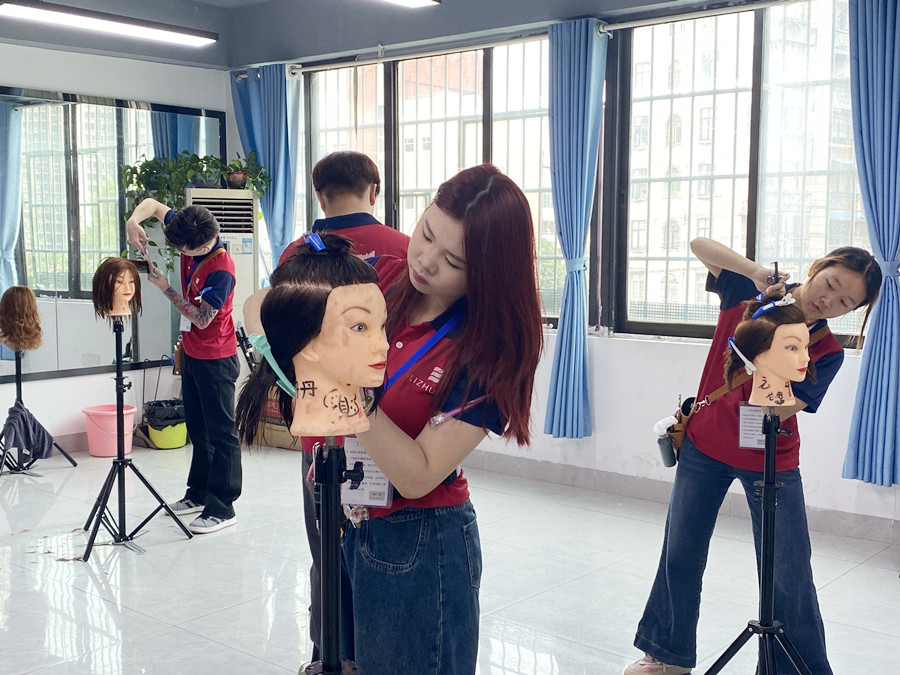 三角形堆積重量，南寧美發(fā)學(xué)校課程