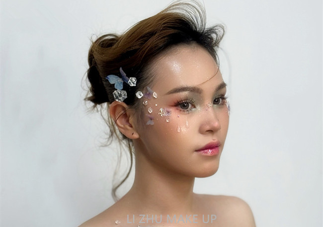 碎鉆氛圍感造型，廣西化妝進修深造