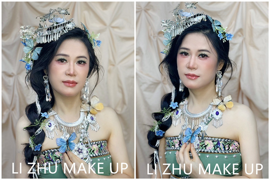 苗疆寫真造型，廣西高彩培訓(xùn)課堂作品