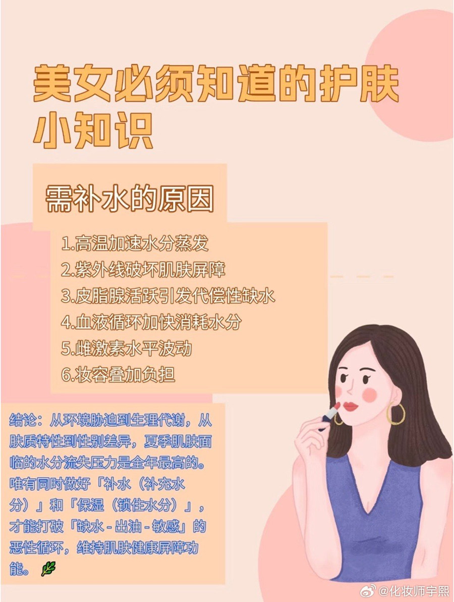 皮膚需要補(bǔ)水的原因，南寧美容師的日常